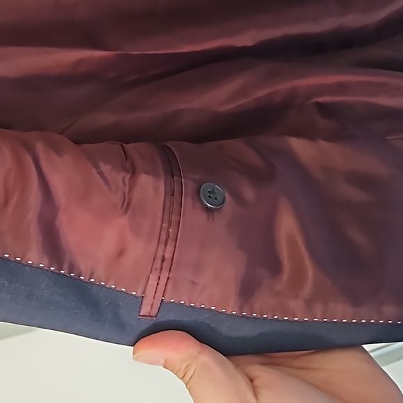 Boys size 14 Joseph Abboud suit jacket, navy blue - Picture 4 of 7